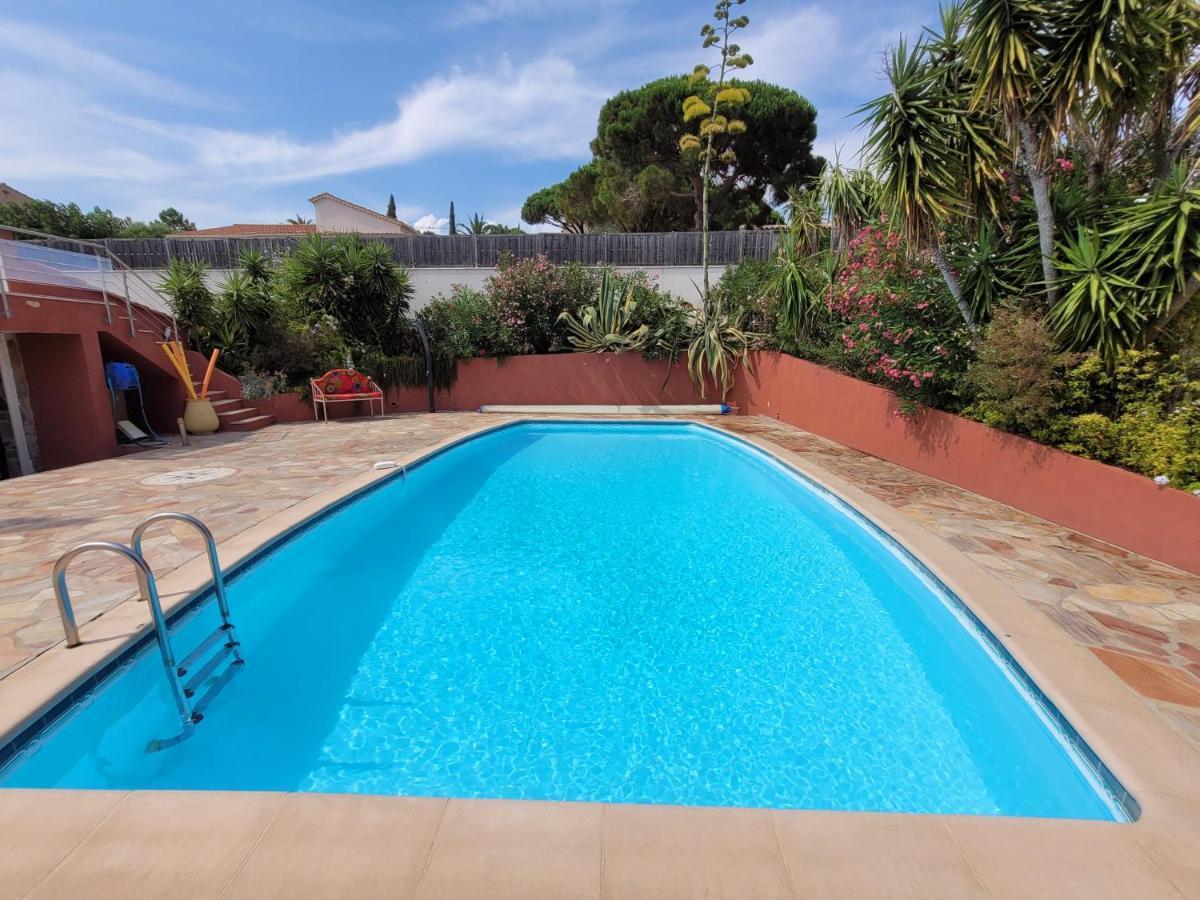 Villa Palm' Issambres 6-7 Personnes, Clim, Avec Piscine, Jardin Et Parking Prives La Garonnette-Plage المظهر الخارجي الصورة